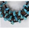 Image 2 : Navajo 4 Strand Turquoise Nugget Necklace