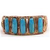 Image 2 : Navajo Copper and Turquoise Cuff Bracelet