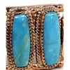 Image 4 : Navajo Copper and Turquoise Cuff Bracelet