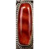 Image 3 : Navajo Sterling Red Shell Ring, Size 8