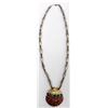 Image 1 : Santo Domingo Overlay Shell Pendant Necklace