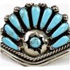 Image 3 : Navajo Sterling Turquoise Bracelet