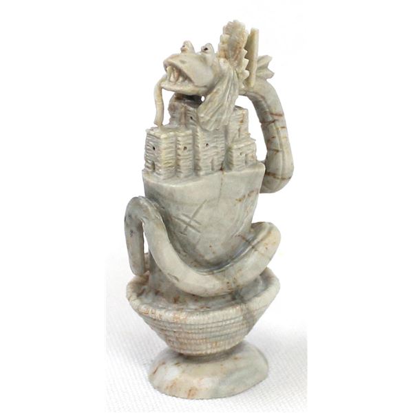 Zuni Kolowisi Serpent Carving by F. Martinez