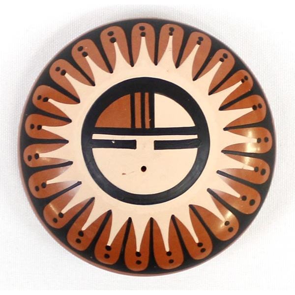Jemez Sun Face Pottery Seed Jar, Mary H. Loretto