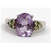 Image 2 : Sterling Silver Amethyst Ring, Size 7.5