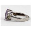 Image 5 : Sterling Silver Amethyst Ring, Size 7.5