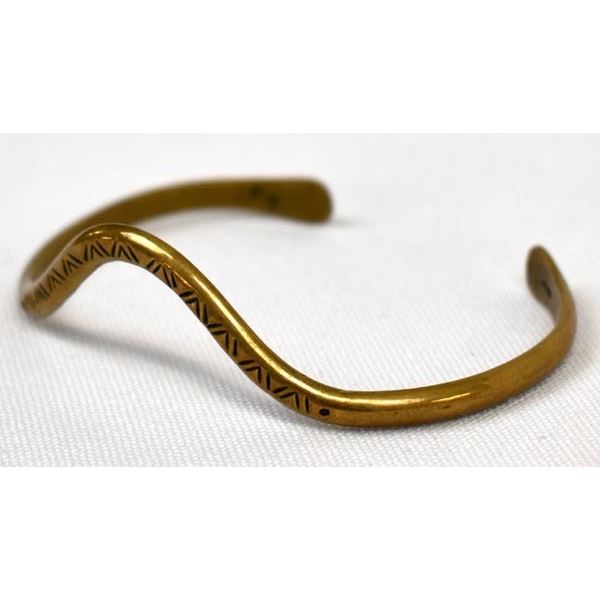 Native American Navajo Brass Bracelet