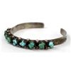 Image 1 : Vintage Navajo Sterling and Turquoise Bracelet