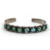 Image 2 : Vintage Navajo Sterling and Turquoise Bracelet
