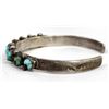 Image 6 : Vintage Navajo Sterling and Turquoise Bracelet