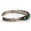 Image 8 : Vintage Navajo Sterling and Turquoise Bracelet