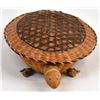 Image 2 : Chinese Lidded Turtle Wicker Basket