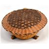 Image 4 : Chinese Lidded Turtle Wicker Basket