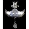 Image 7 : Navajo Sterling Turquoise Eagle Kachina Pendant