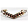 Image 1 : Zuni Sterling and Coral Bracelet by Sue Leekity