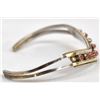 Image 8 : Zuni Sterling and Coral Bracelet by Sue Leekity