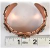 Image 8 : Running Bear Copper on Sterling Cuff Bracelet