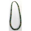Image 1 : Vintage Navajo Graduated Turquoise Necklace