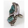Image 1 : Vintage Navajo Sterling Turquoise Ring, Size 6.25