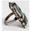Image 7 : Vintage Navajo Sterling Turquoise Ring, Size 6.25