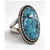 Image 4 : Navajo Sterling Turquoise Ring, Size 7.75