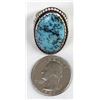 Image 8 : Navajo Sterling Turquoise Ring, Size 7.75