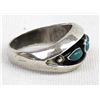 Image 8 : Navajo Sterling Turquoise Ring, Size 7