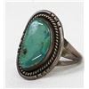 Image 1 : Navajo Sterling Turquoise Ring, Size 7.25