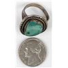 Image 8 : Navajo Sterling Turquoise Ring, Size 7.25