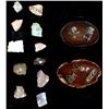 Image 8 : 2 Miniature Pewter Mining Scenes and Rocks