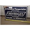 Image 1 : Chevrolet service porcelain fantasy sign