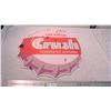 Image 1 : Orange crush plastic sign 24" x 24" (bottle cap)