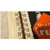 Image 4 : Orange crush thermometer 18 1/2? Tall metal