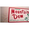 Image 2 : 25 x 15" Mountain Dew sign plastic