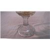 Image 4 : Vintage clear oil lamp w/ chimney 17" tall
