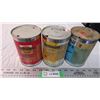 Image 4 : (3) oil tins