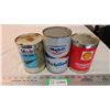 Image 1 : (3) oil tins Mobil oil Jet oil