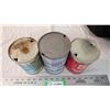 Image 2 : (3) oil tins Mobil oil Jet oil