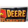 Image 3 : John Deere farm implements tin sign - 13W x42L