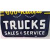 Image 3 : Dodge trucks porcelain sign - 24x24