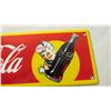 Image 3 : Coca-Cola porcelain sign - 7.75x2.75