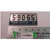 Image 1 : 1953 Nova Scotia mini license plate - 4.75" long