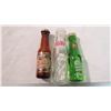 Image 3 : (3) vintage mini pop salt & pepper shakers (glass bottles)