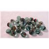 Image 2 : (25) marbles with brown + orange blue swirl