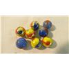 Image 3 : (5) Carnival marbles + (3) others