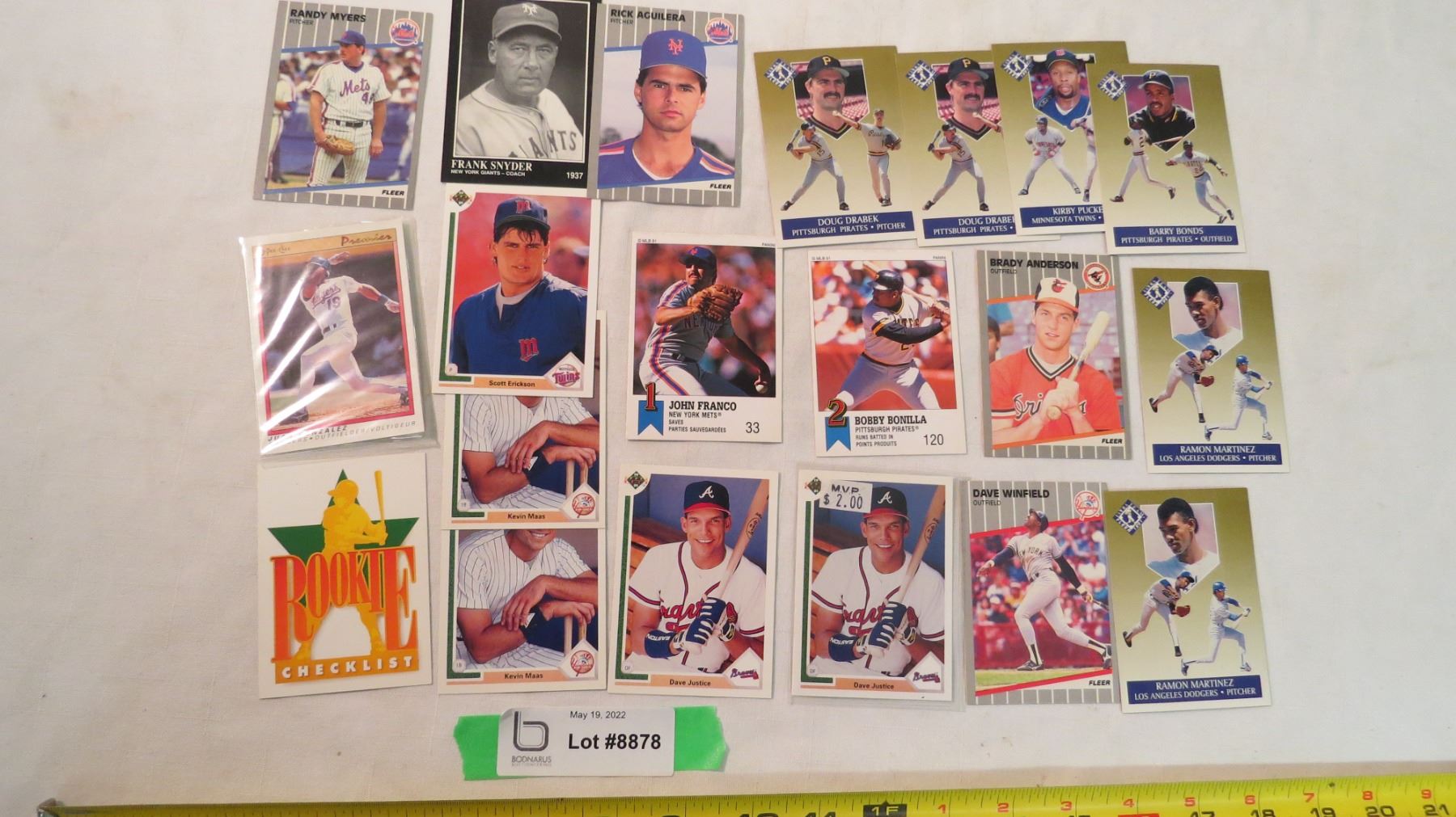 random baseball cards (20)