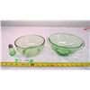 Image 1 : (3) Green glass pieces