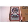 Image 2 : Mirrored glass budweiser clock - 13x21