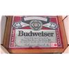 Image 4 : Mirrored glass budweiser clock - 13x21