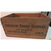 Image 4 : American Tansul company wooden box 15x23